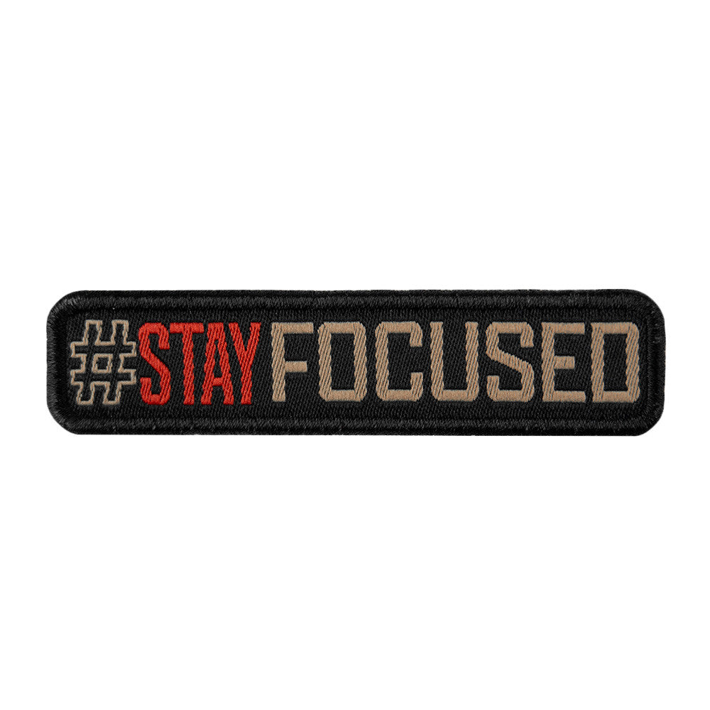 A10 EQUIPMENT #STAY FOCUSED PATCH TAN/ROT