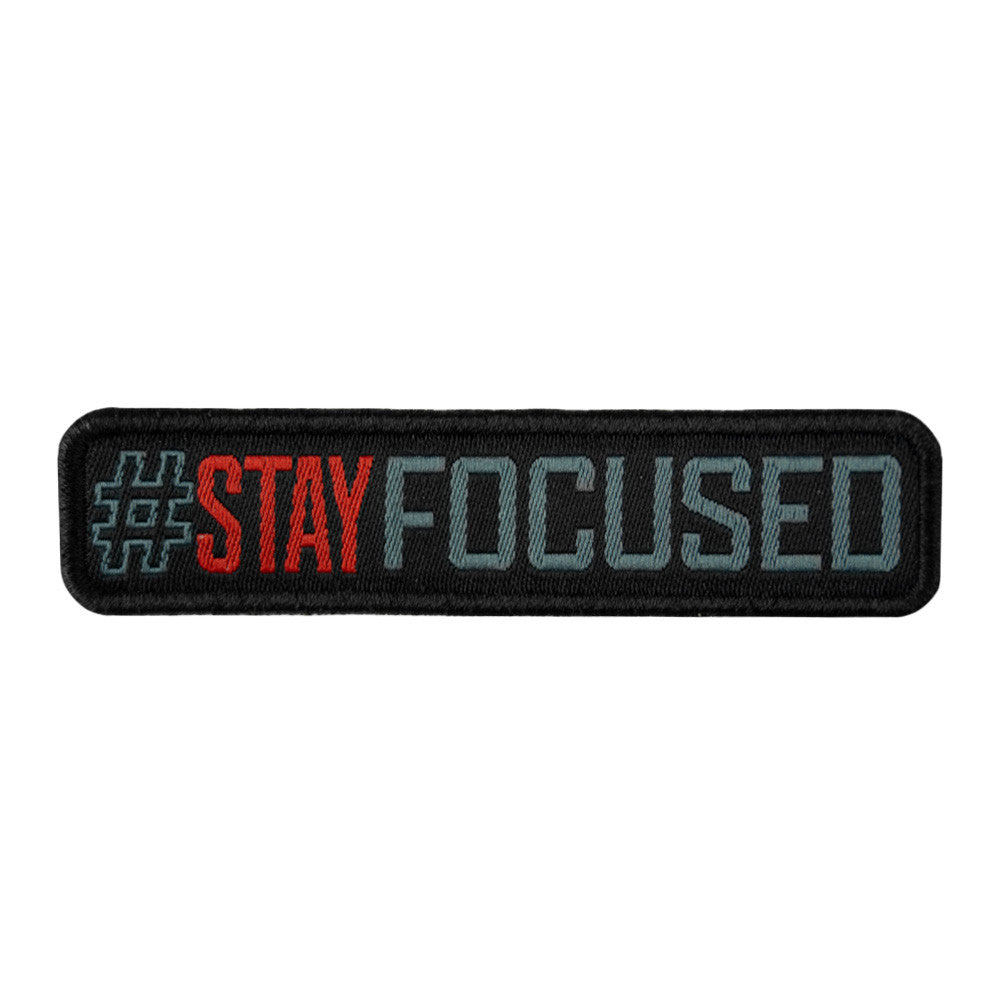 A10 EQUIPMENT #STAY FOCUSED PATCH GRAU/ROT