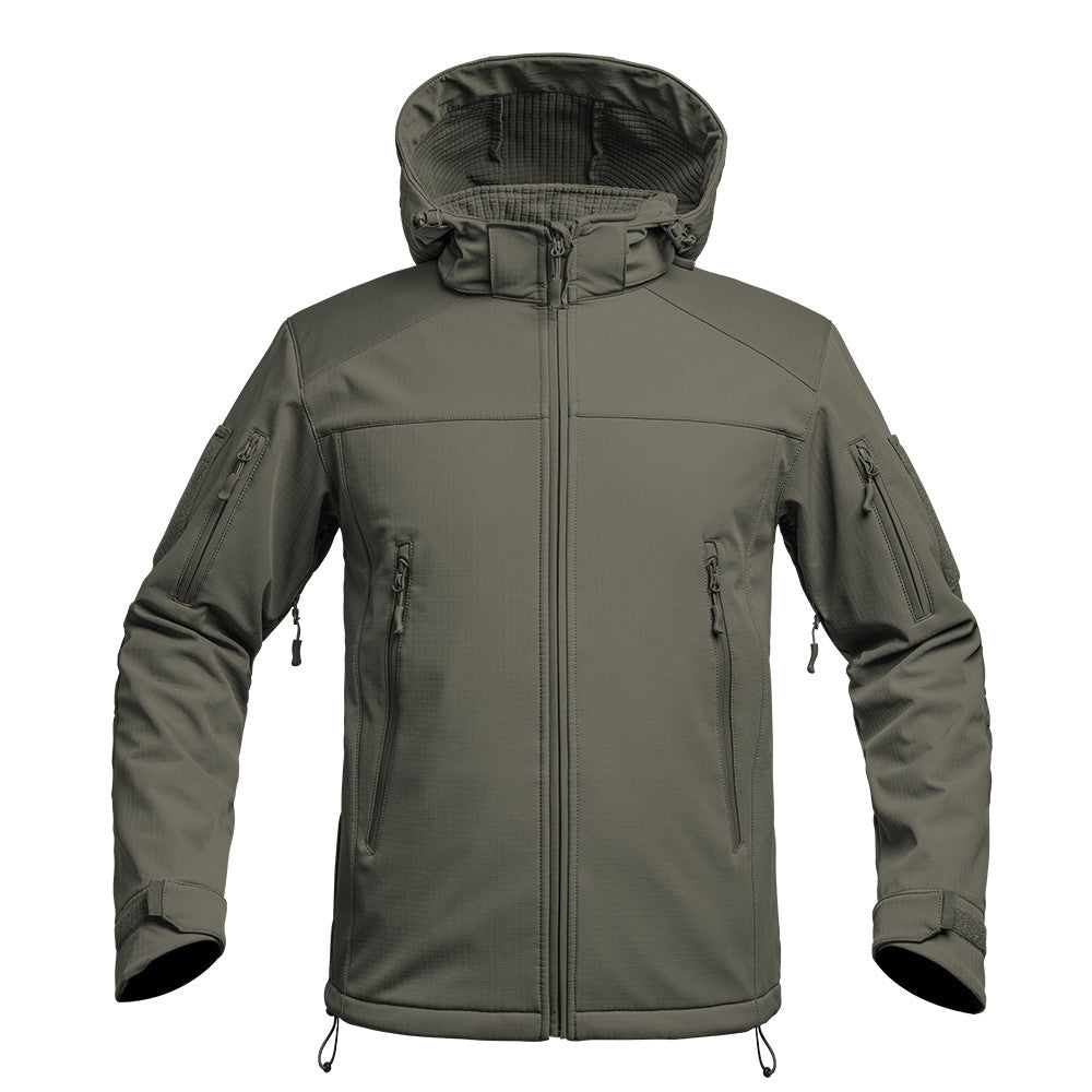 A10 EQUIPMENT FIGHTER SOFTSHELL JACKE V2 OLIVE