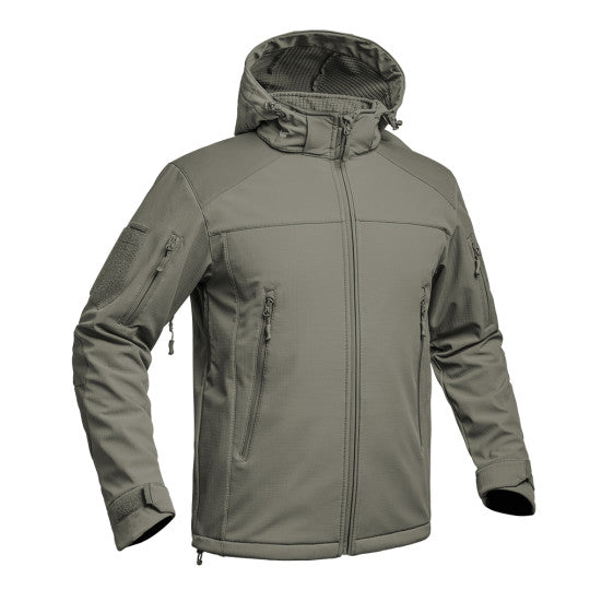 A10 EQUIPMENT FIGHTER SOFTSHELL JACKE V2 OLIVE