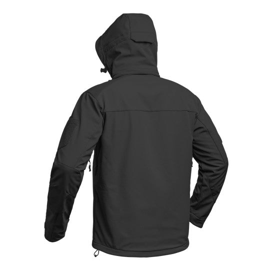 A10 EQUIPMENT FIGHTER SOFTSHELL JACKE V2 SCHWARZ