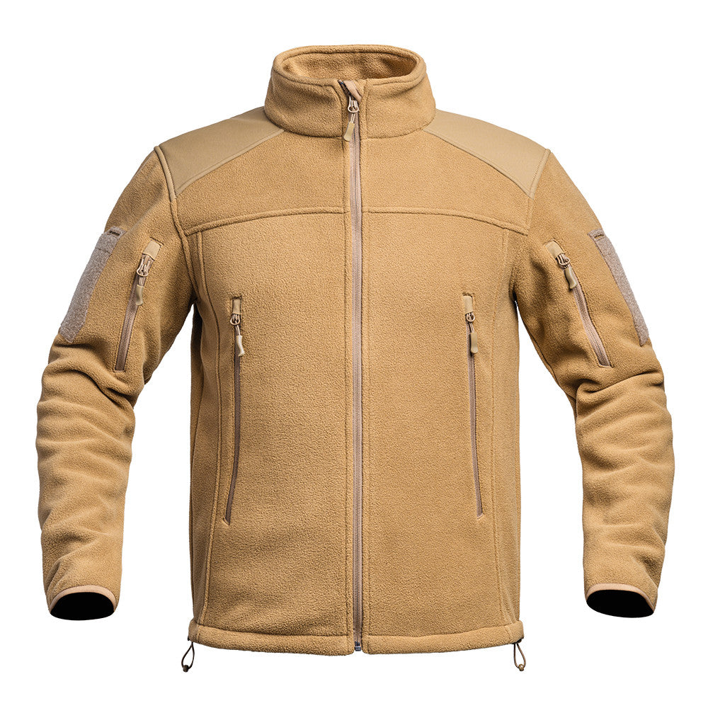 A10 EQUIPMENT FIGHTER POLAR HEAVY FLEECEJACKE V2 COYOTE TAN
