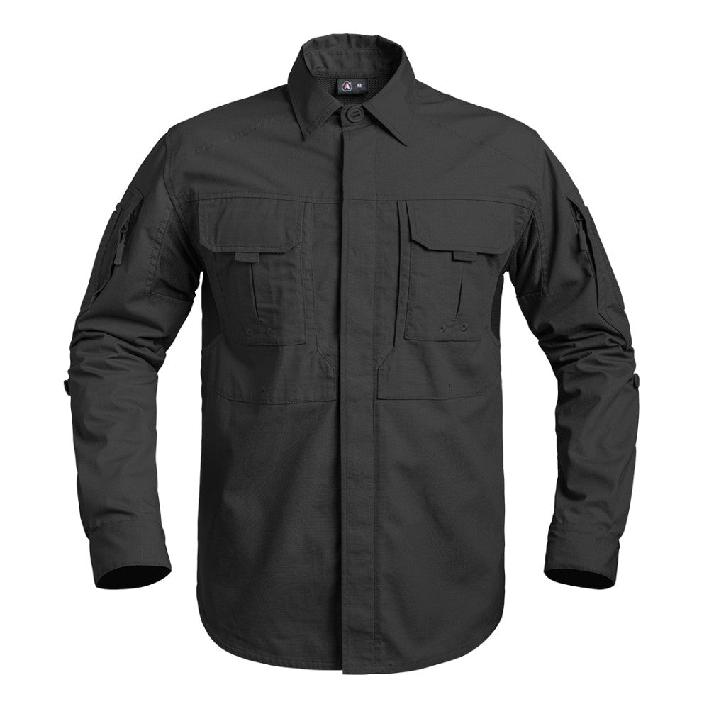 A10 EQUIPMENT FIGHTER SHIRT FELDBLUSE SCHWARZ