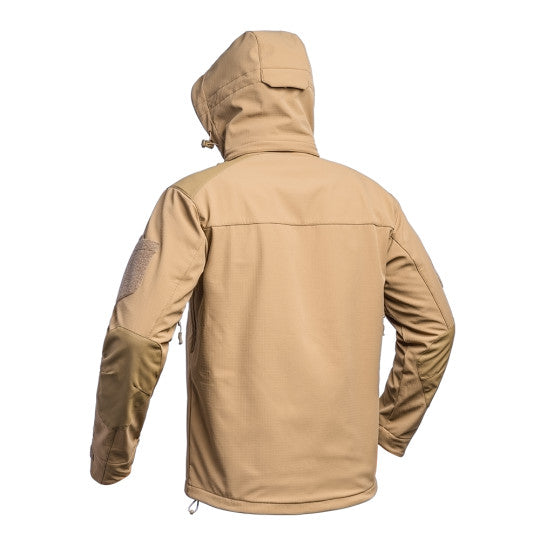 A10 EQUIPMENT FIGHTER SOFTSHELL JACKE V2 TAN