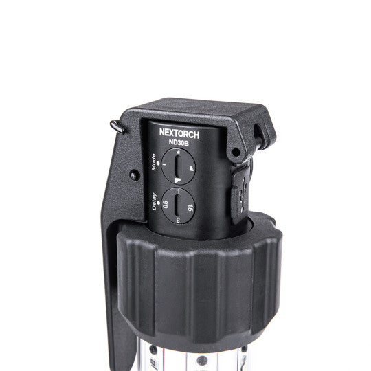 NEXTORCH Taktische Trainings-Blendgranate ND30B – 11.000 Lumen, 130 dB, wiederaufladbar, USB-C
