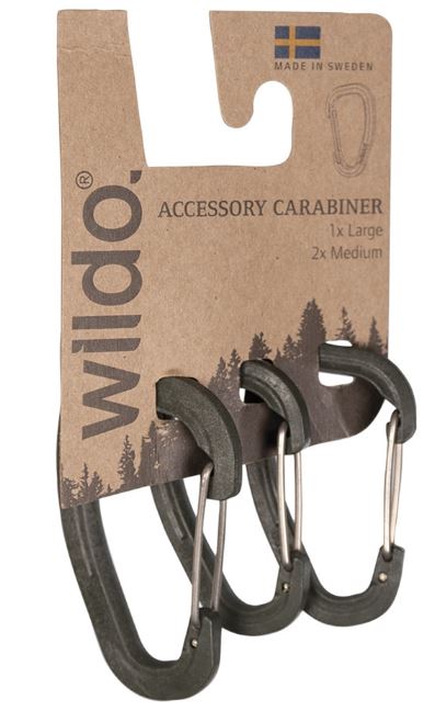 WILDO® KARABINER 3-er SET OLIVE