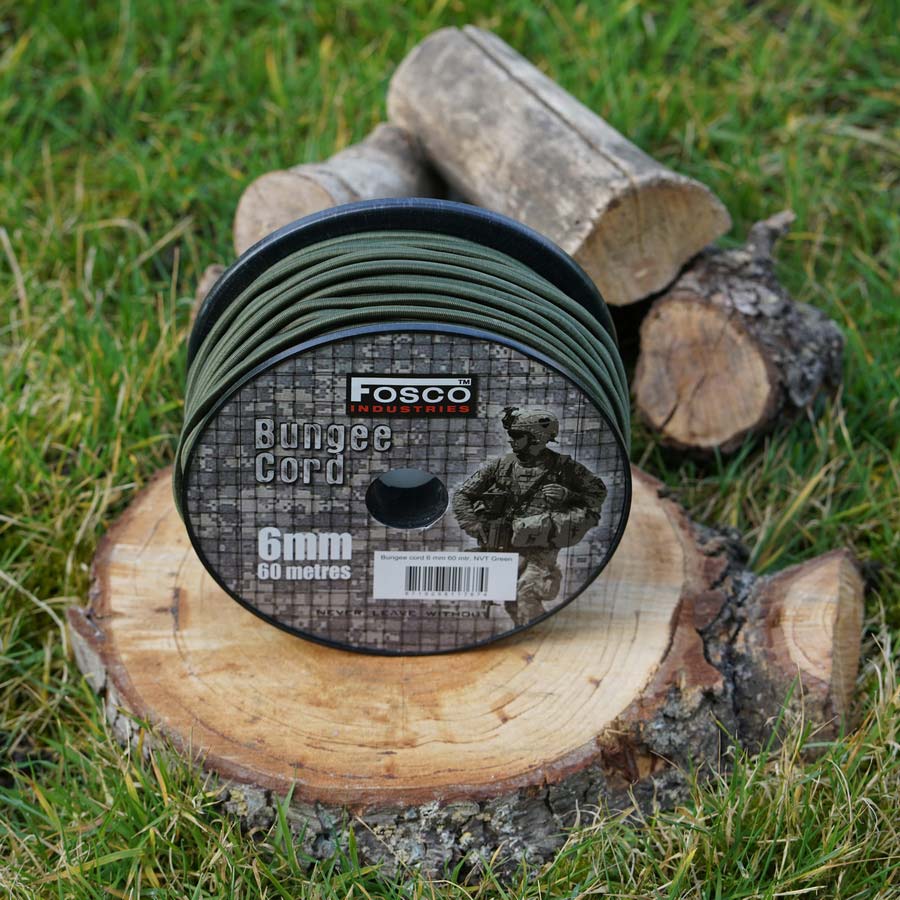 BUNGEE CORD GUMMISEIL OLIVE 3 METER Restbestand