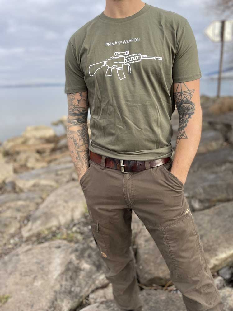 ARMYBUG T-SHIRT PRIMARY WEAPON SCHWARZ