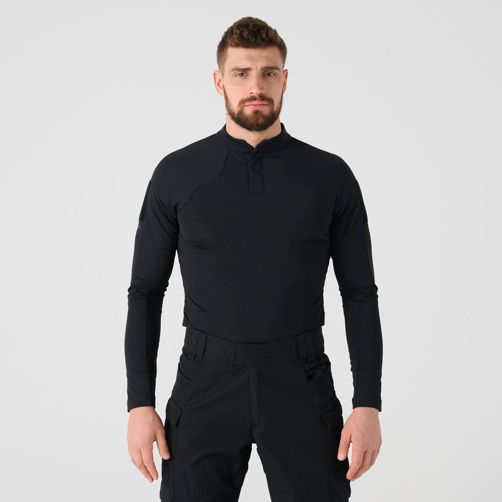 HELIKON-TEX Apex Lightweight Combat Shirt - Nylon Stretch Schwarz