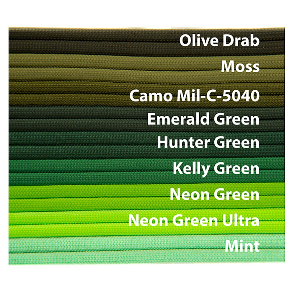 US PARACORD 550 OLIVE METERWARE