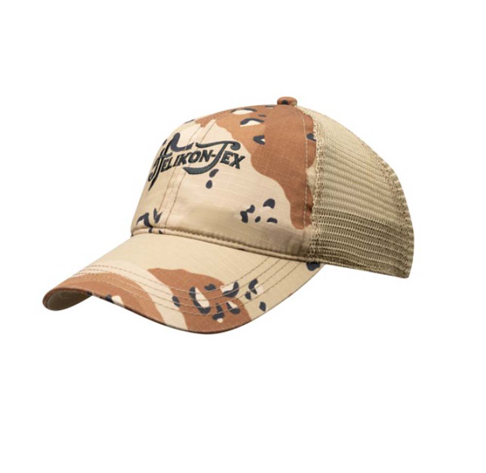 HELIKON-TEX Trucker Desert Refresh Cap – Snapback „Chocolate Chip“ Camo