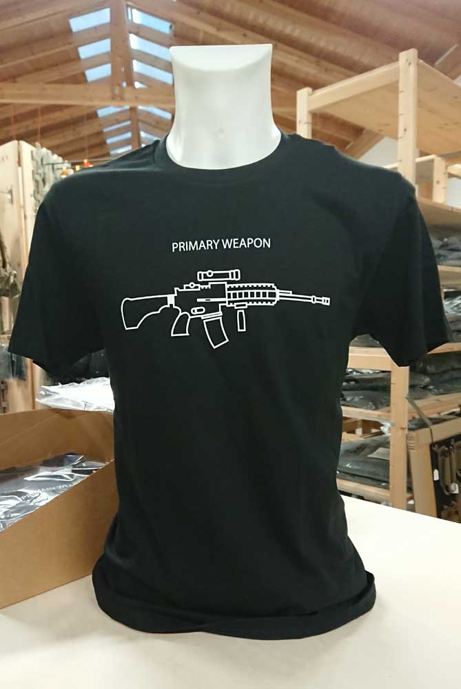 ARMYBUG T-SHIRT PRIMARY WEAPON SCHWARZ