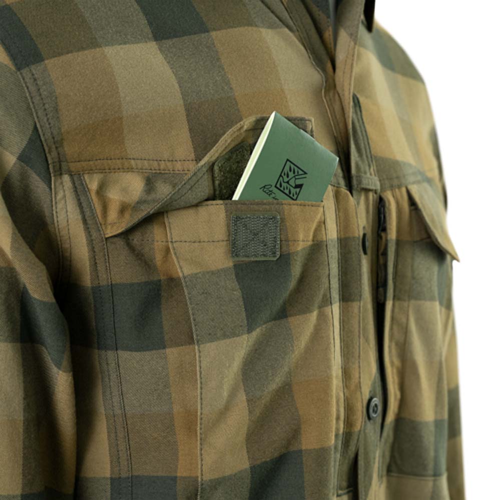 HELIKON-TEX DEFENDER MK2 HEMD LANGARM BAYOU MOSS CHECKERED