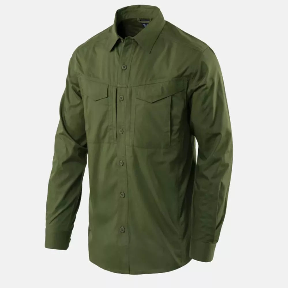 HELIKON-TEX DEFENDER MK2 SHIRT OUTDOOR HEMD TROPEN HEMD SAFARI HEMD Pine Green