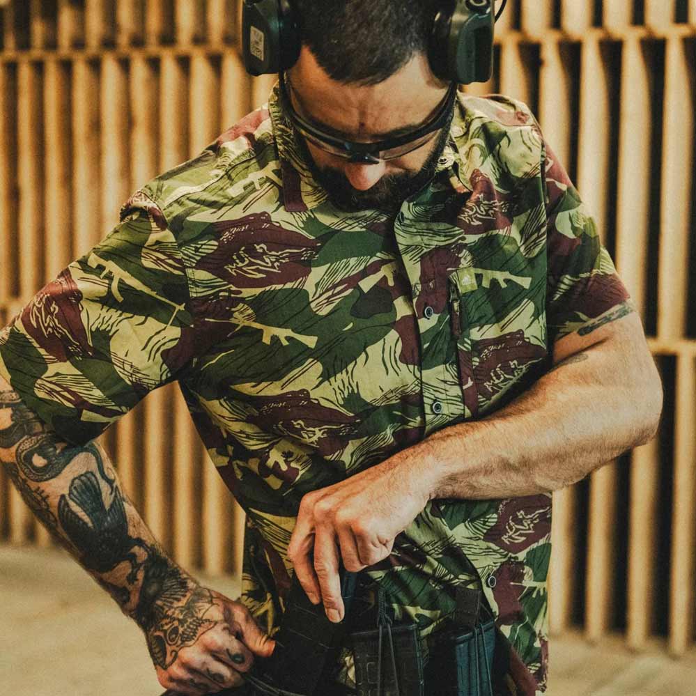 HELIKON-TEX HAWAI HEMD RHODESIAN BUSHSTROKE CAMOUFLAGE