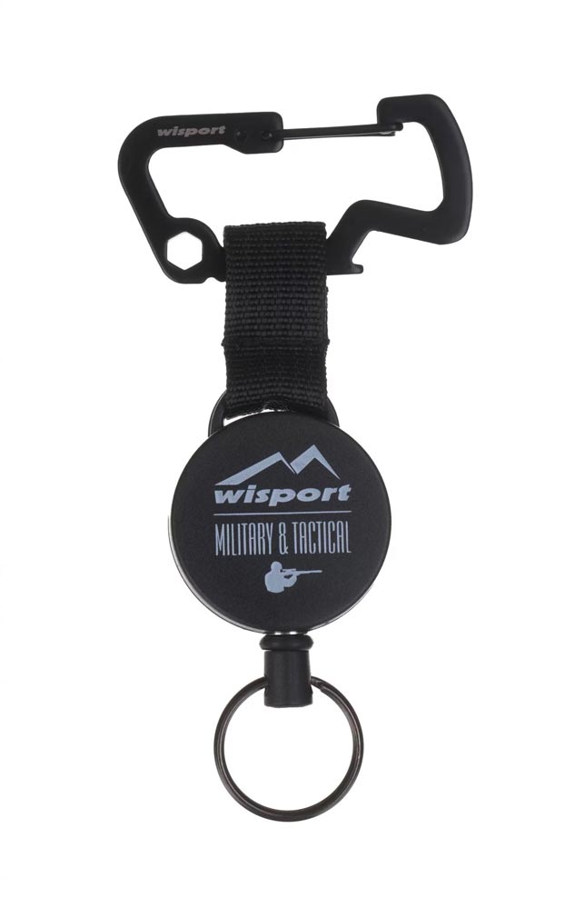 WISPORT SCHLÜSSELANHÄNGER / RETRACTOR GROSSER KARABINER