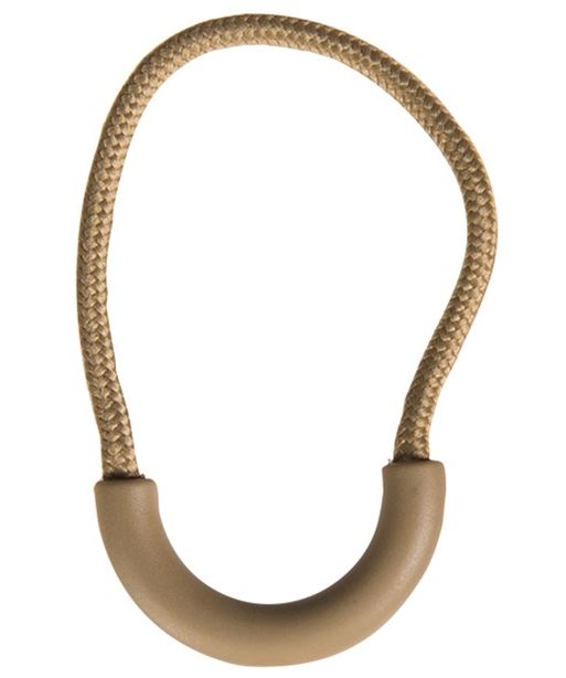 2 STÜCK RING-PULL ZIPPER COYOTE