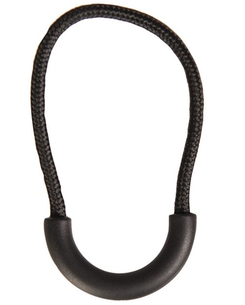 2 STÜCK RING-PULL ZIPPER SCHWARZ