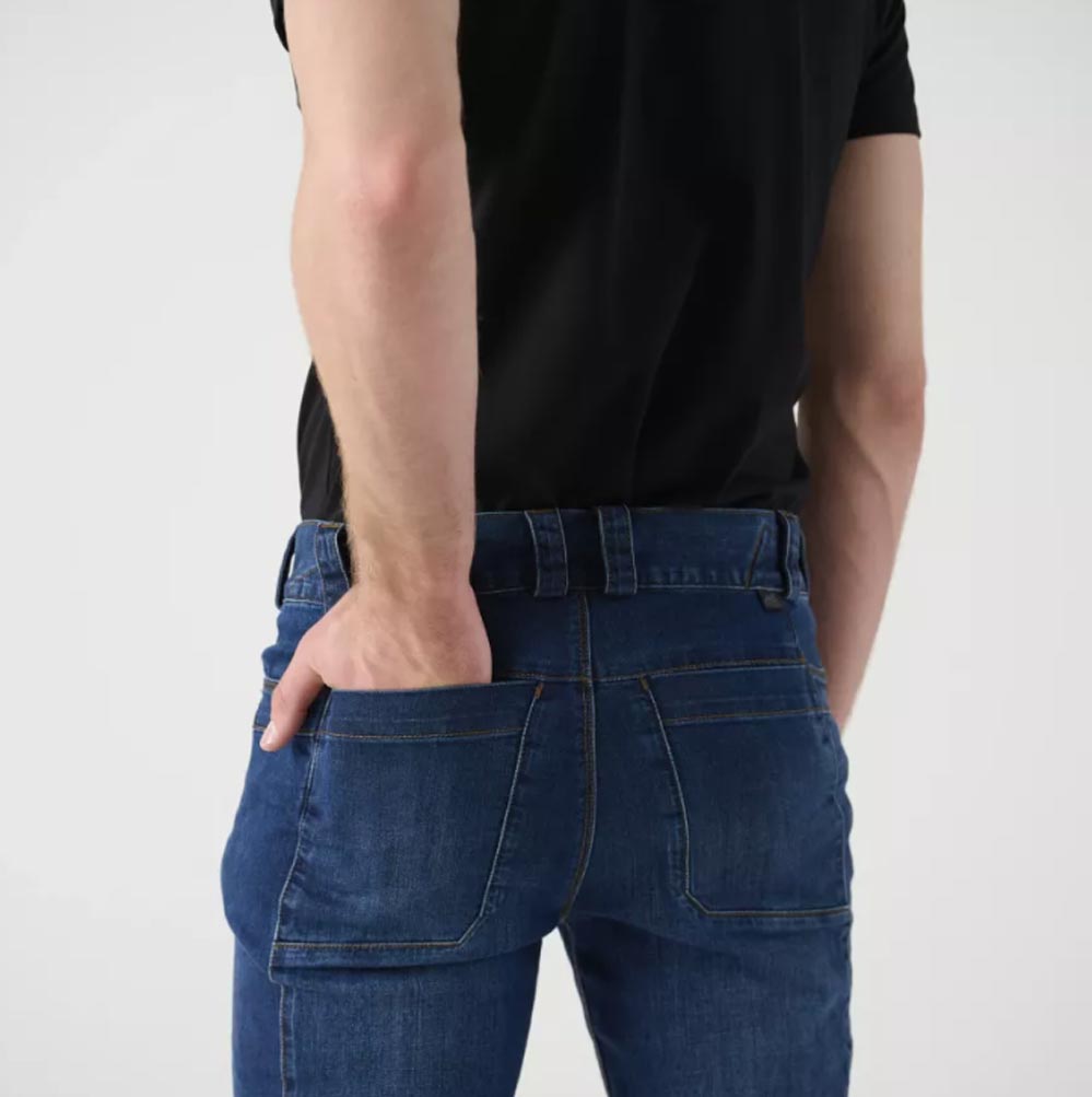 HELIKON-TEX COVERT TACTICAL JEANS® - DENIM MID VINTAGE WORN BLUE
