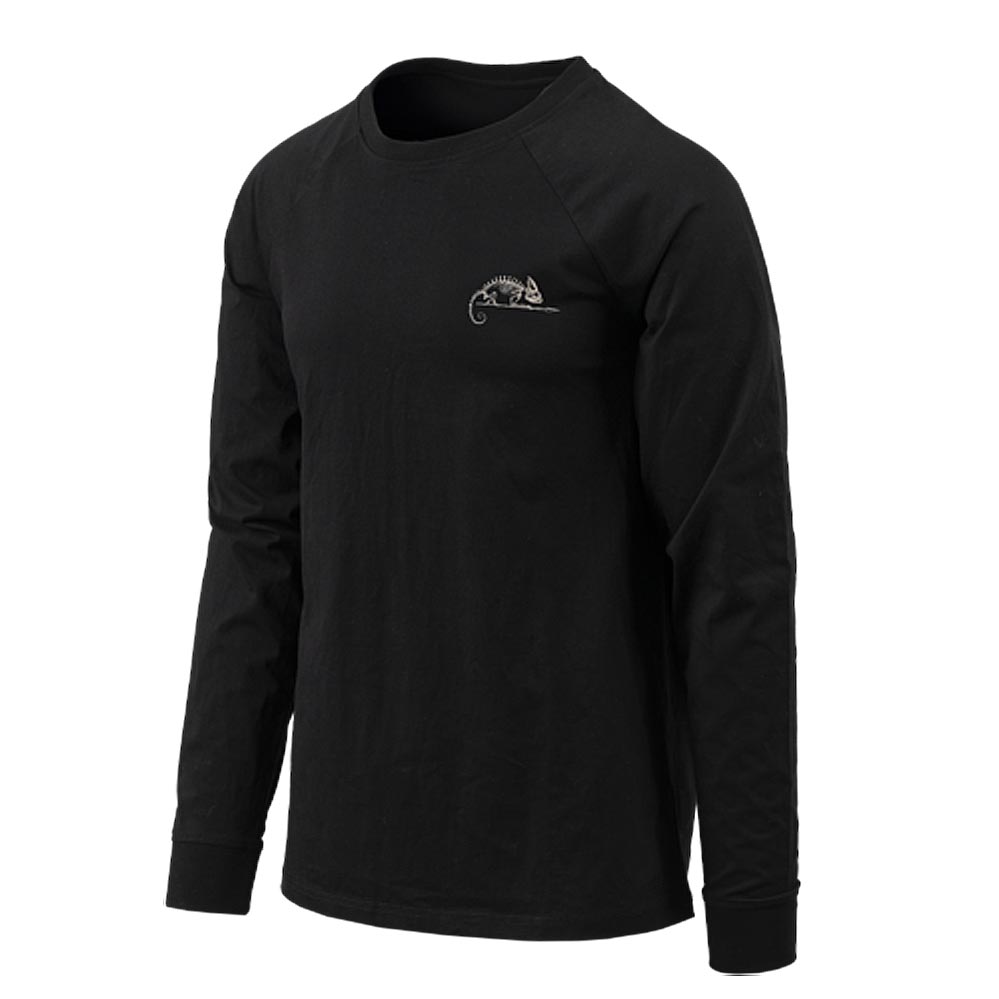 HELIKON TEX LOGO LANGARM SHIRT SCHWARZ