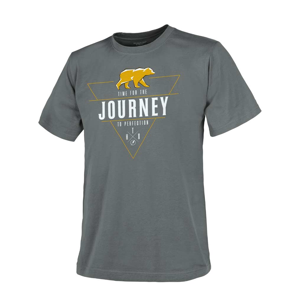 HELIKON-TEX T-SHIRT 'JOURNEY TO PERFECTION' SHADOW GREY