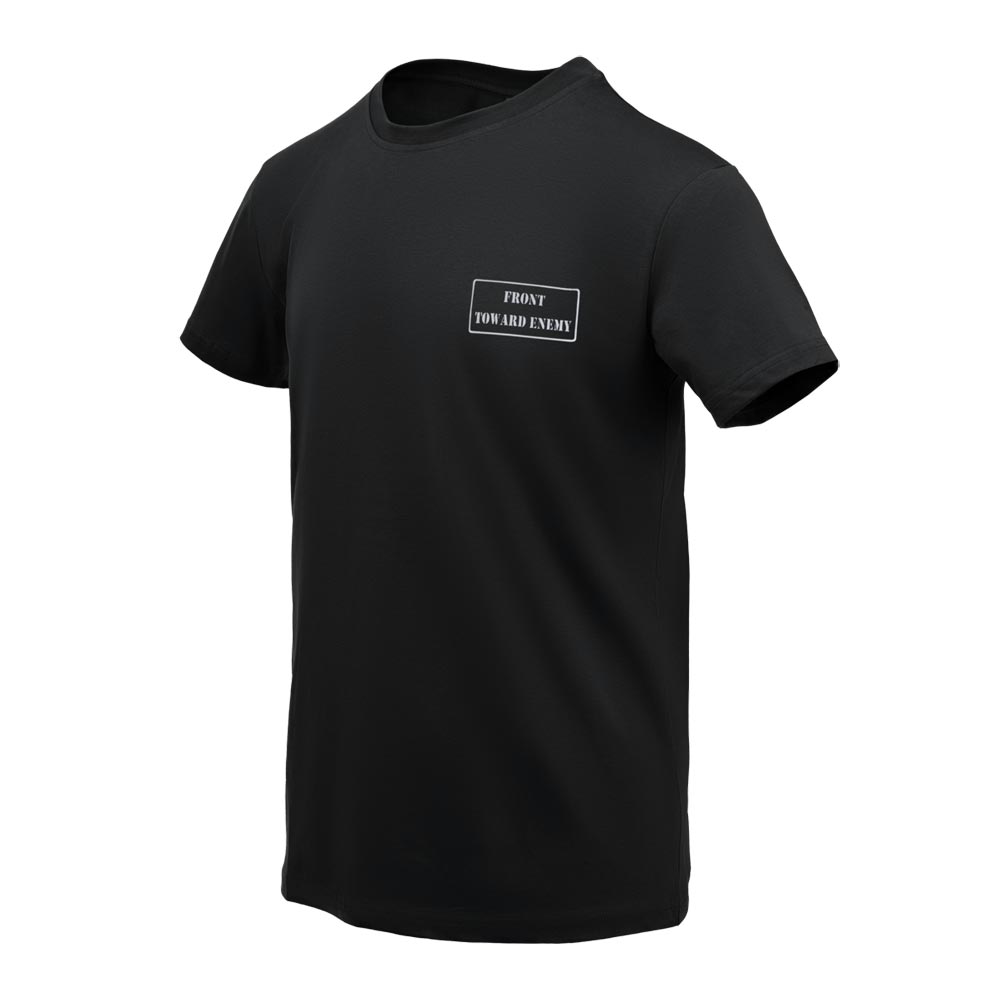 Helikon-Tex® T-Shirt "Front Toward Enemy" Schwarz | Tactical Lifestyle Shirt