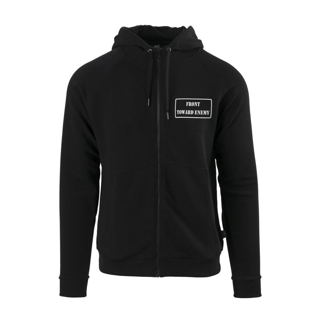 Helikon-Tex Front Toward Enemy Hoodie Schwarz – Tactical Zip-Hoodie
