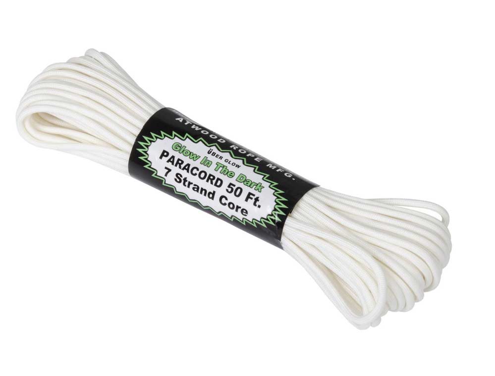 TACTICAL 350 PARACORD GLOW IN THE DARK 50FT