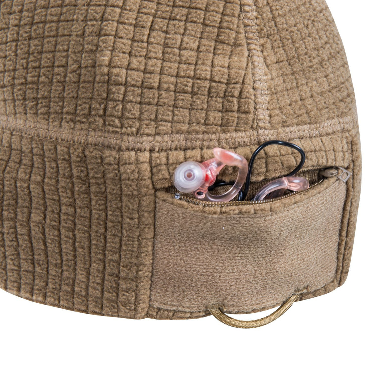 HELIKON-TEX RANGE BEANIE CAP® GRID FLEECE SCHWARZ