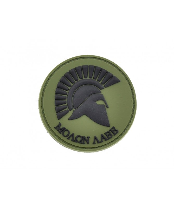 ABZEICHEN PVC PATCH MOLON LABE OLIVE