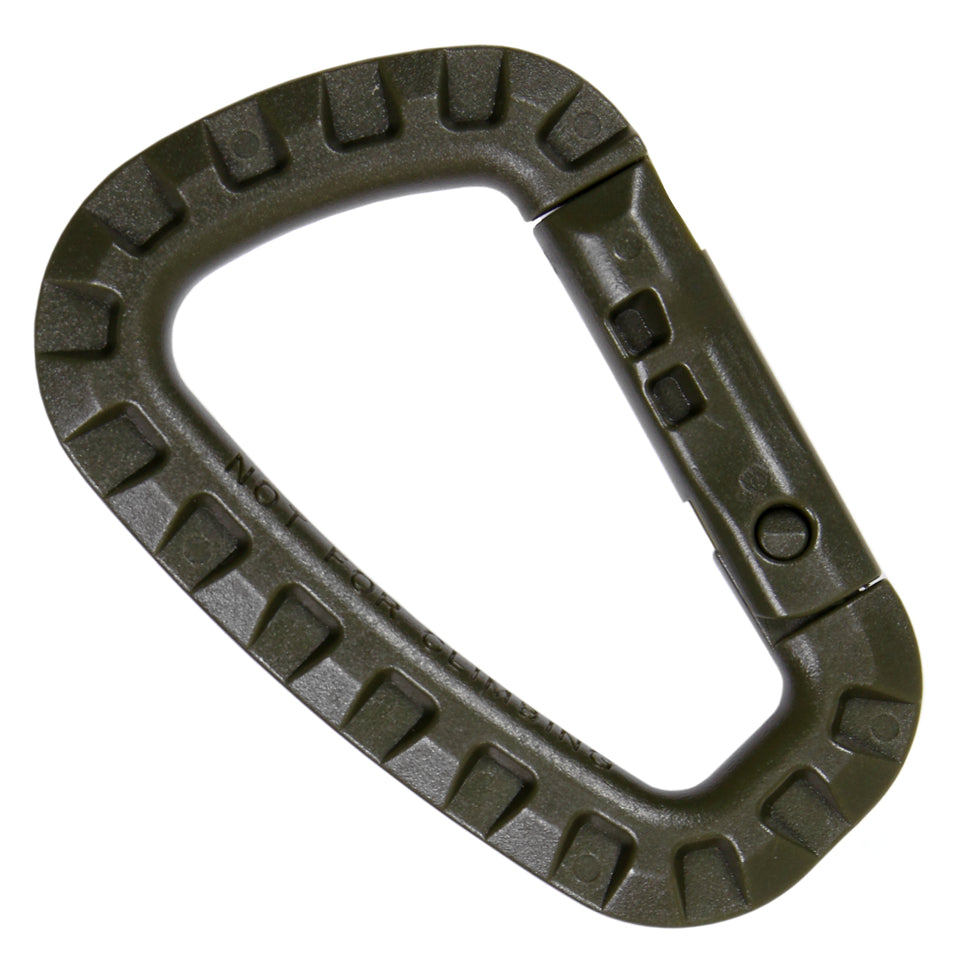 KARABINER HAKEN KUNSTSTOFF OLIVE
