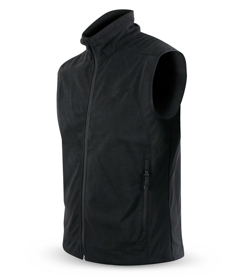 TRIMM FLEECE WESTE DRILL SCHWARZ MIT MEMBRANE