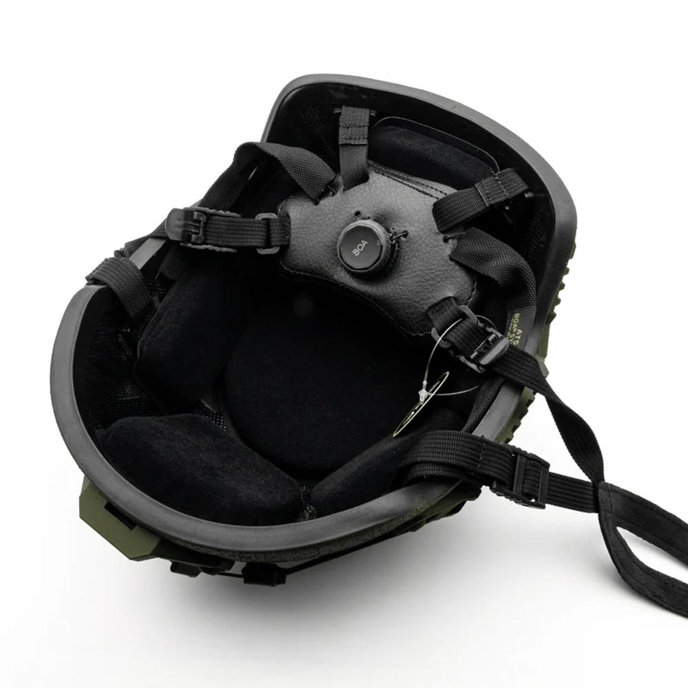 SHIELD-GERMANY NIJ-IIIA FAST Helm High-Cut Steingrau Olive