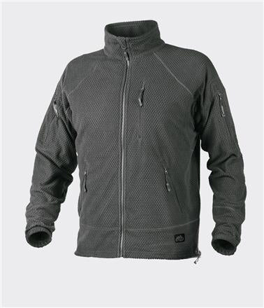 HELIKON-TEX ALPHA GRID TACTICAL FLEECEJACKE SHADOW-GREY