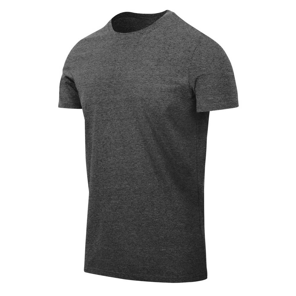 HELIKON-TEX SLIM FIT ATHLETICS T-SHIRT BLACK-GREY MELANGE