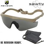 Revision Military Eyewear Sawfly TX Basic Grauglas TAN