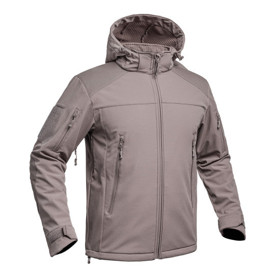 A10 EQUIPMENT FIGHTER SOFTSHELL JACKE V2 FRANZÖSISCHES TERRA BRAUN