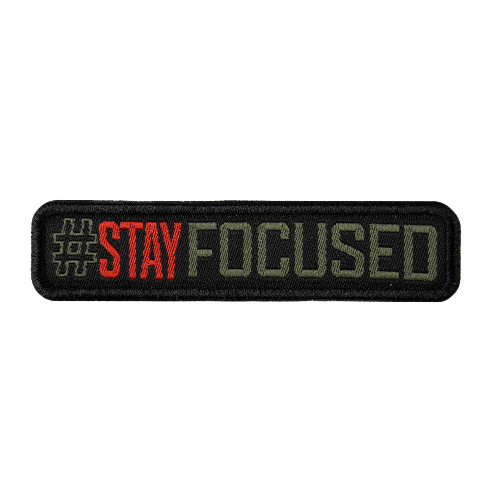 A10 EQUIPMENT #STAY FOCUSED PATCH OLIVE/ROT
