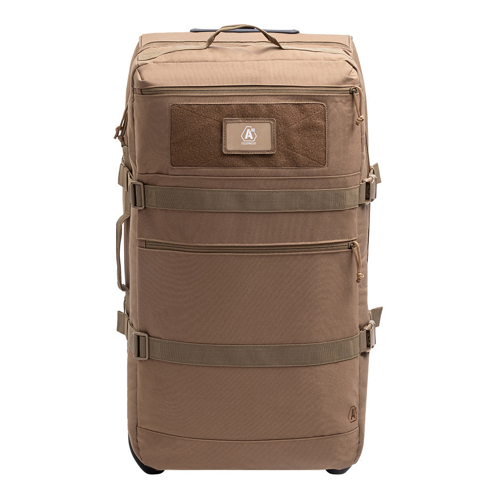 A10 EQUIPMENT TRANSPORTTASCHE TRANSALL MIT ROLLEN COYOTE TAN + TSA SCHLOSS