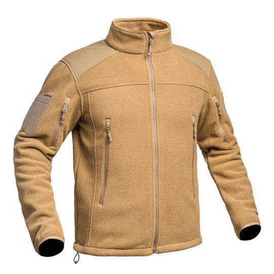 A10 EQUIPMENT FIGHTER POLAR HEAVY FLEECEJACKE V2 COYOTE TAN