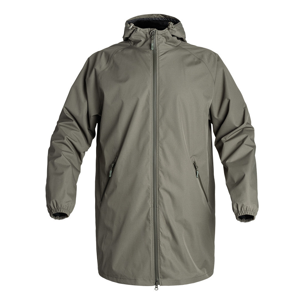 A10 EQUIPMENT RAIN PROTECT LIGHT SHELL LONG JACKE  OLIVE