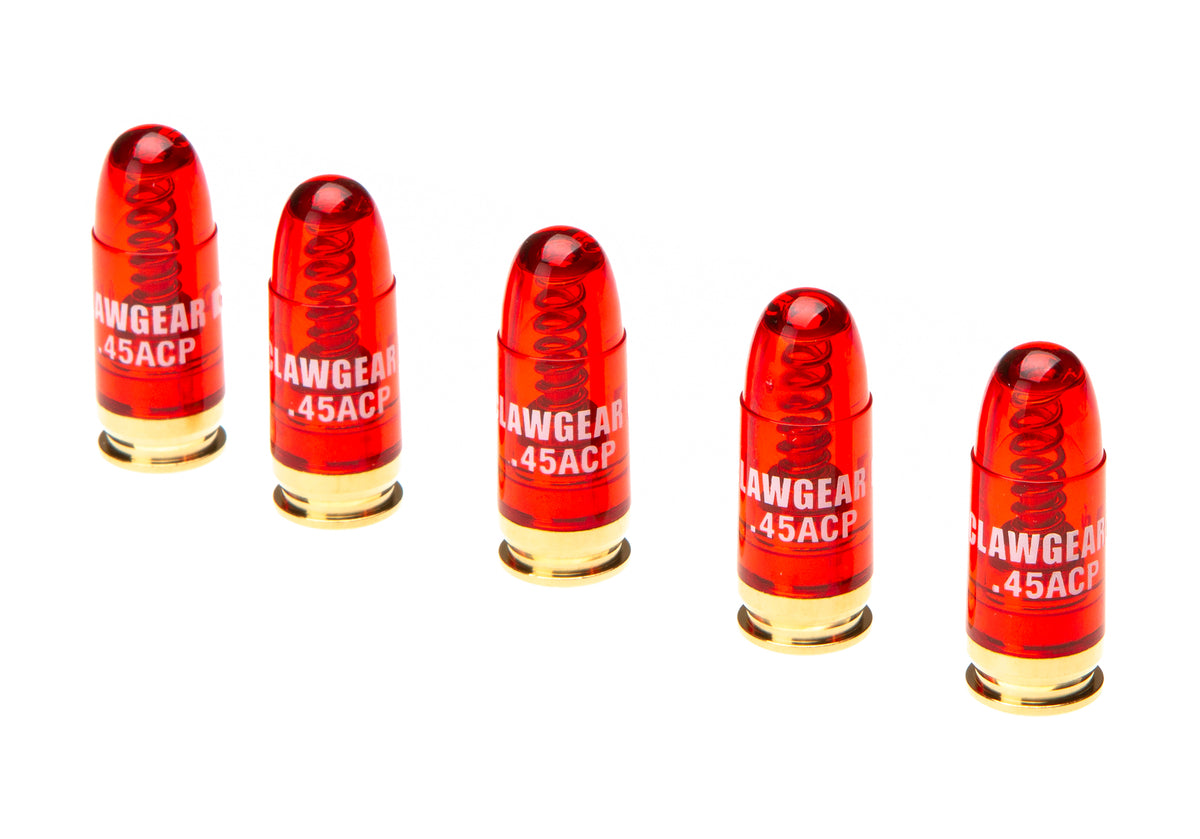 CLAWGEAR 5 Stck. SNAP CAP PUFFERPATRONE .45 ACP ROT
