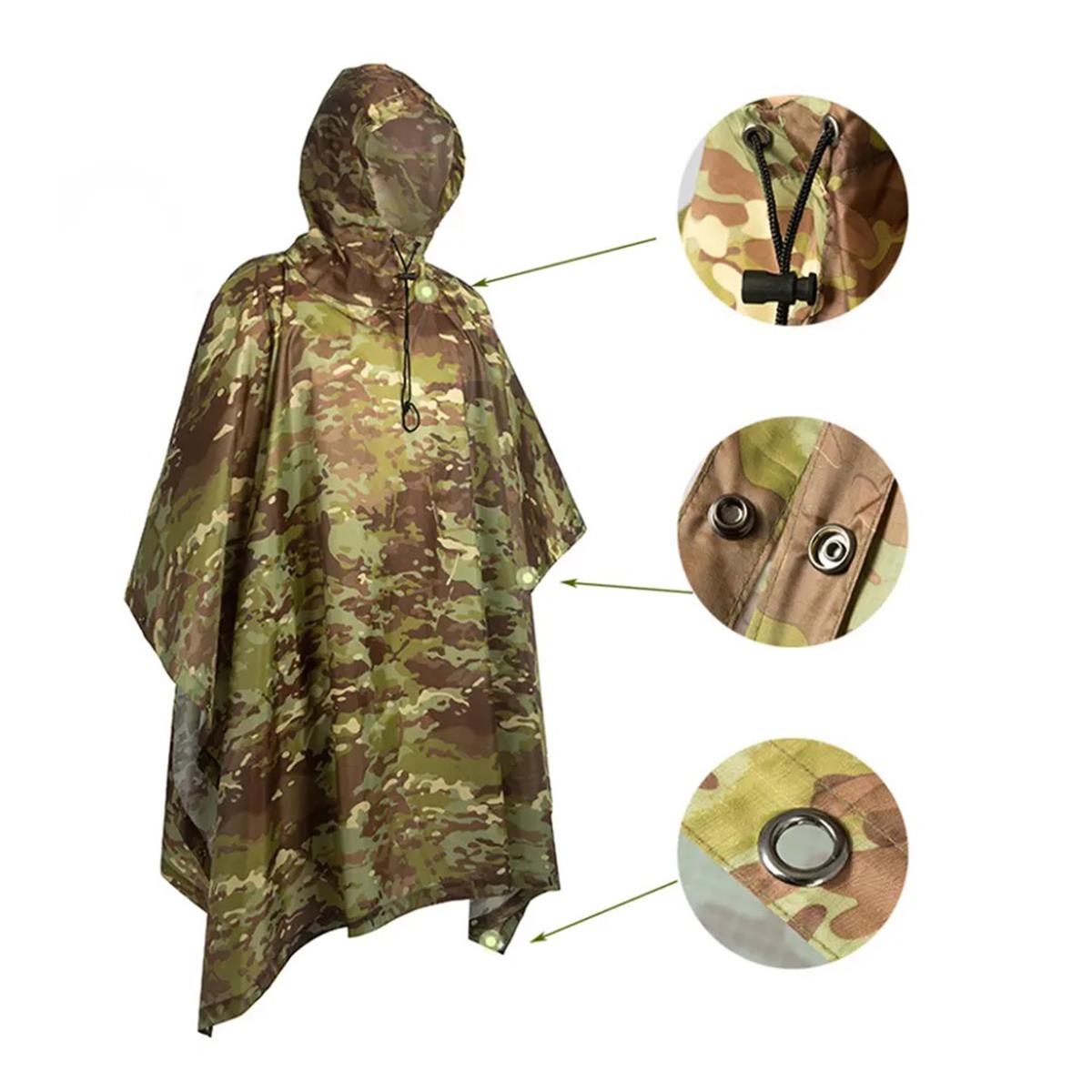 CMG RIPSTOP PONCHO MTC TROPIC