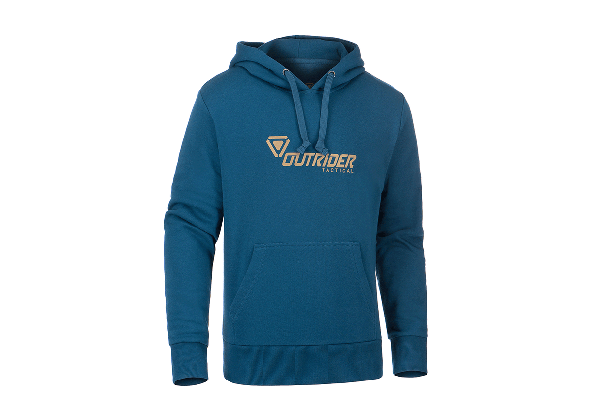 OUTRIDER TACTICAL LOGO HOODIE BLAU