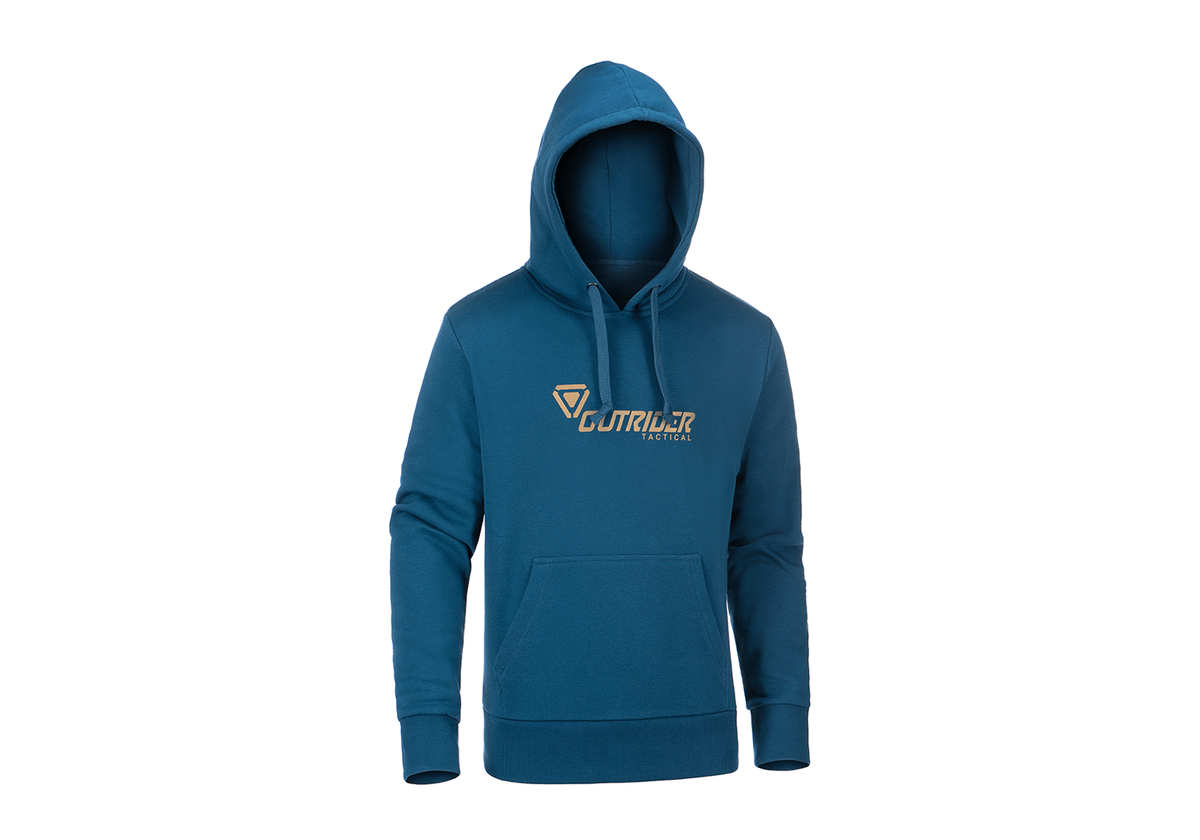 OUTRIDER TACTICAL LOGO HOODIE BLAU