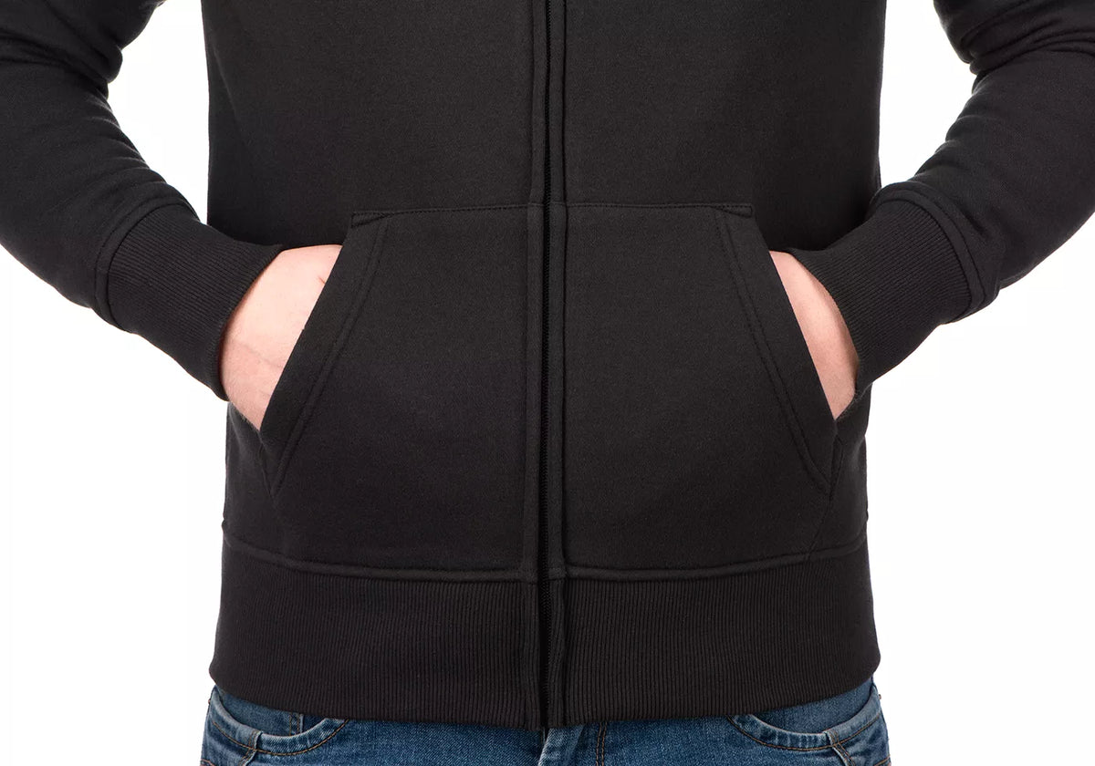 OUTRIDER TACTICAL LOGO ZIP HOODIE SCHWARZ