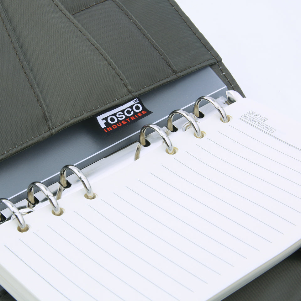 GEPOLSTERTES OUTDOOR NOTIZBUCH OLIVE SMALL