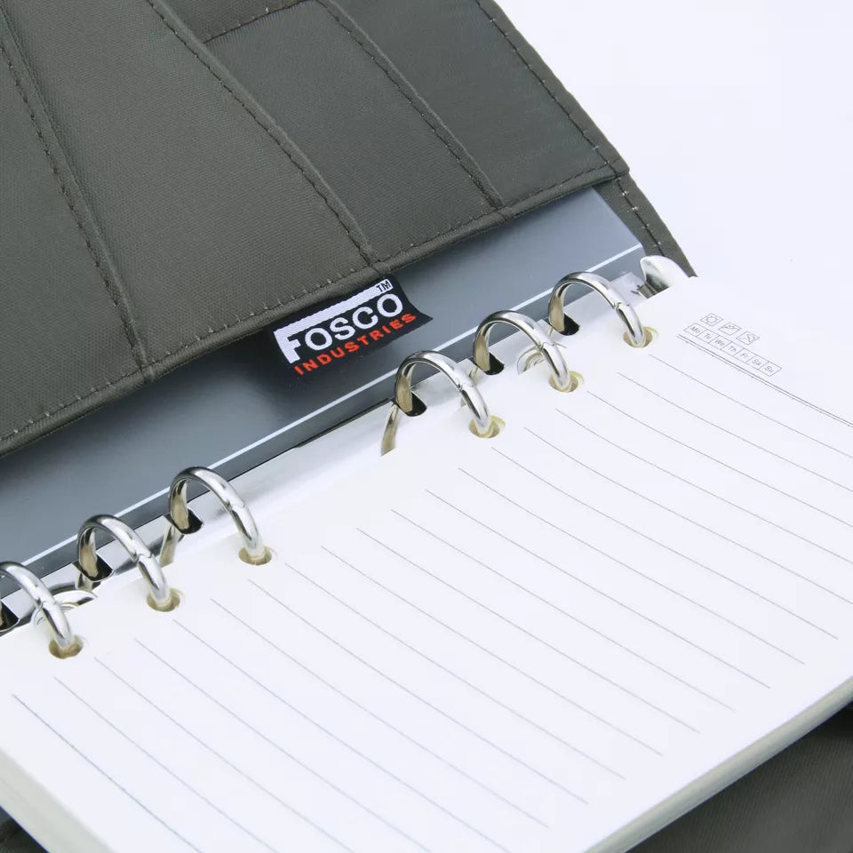 GEPOLSTERTES OUTDOOR NOTIZBUCH OLIVE