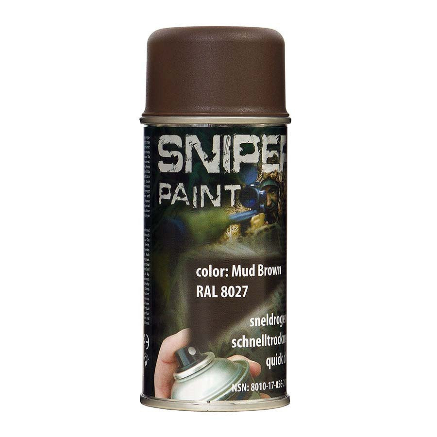 SNIPER PAINT NATO SPRÜHFARBE 150 ml  MUD BROWN RAL8027