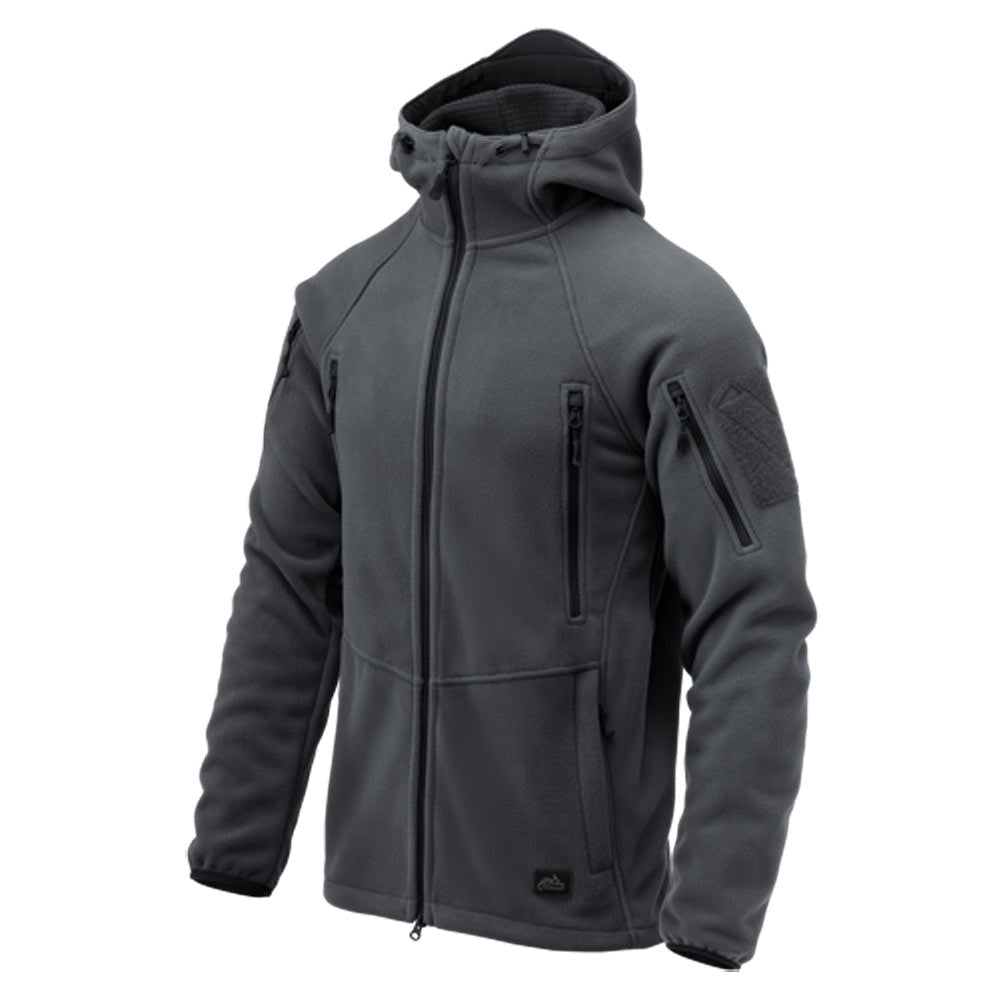 HELIKON-TEX PATRIOT Mk2 HYBRID FLEECEJACKE SHADOW GREY / SCHWARZ